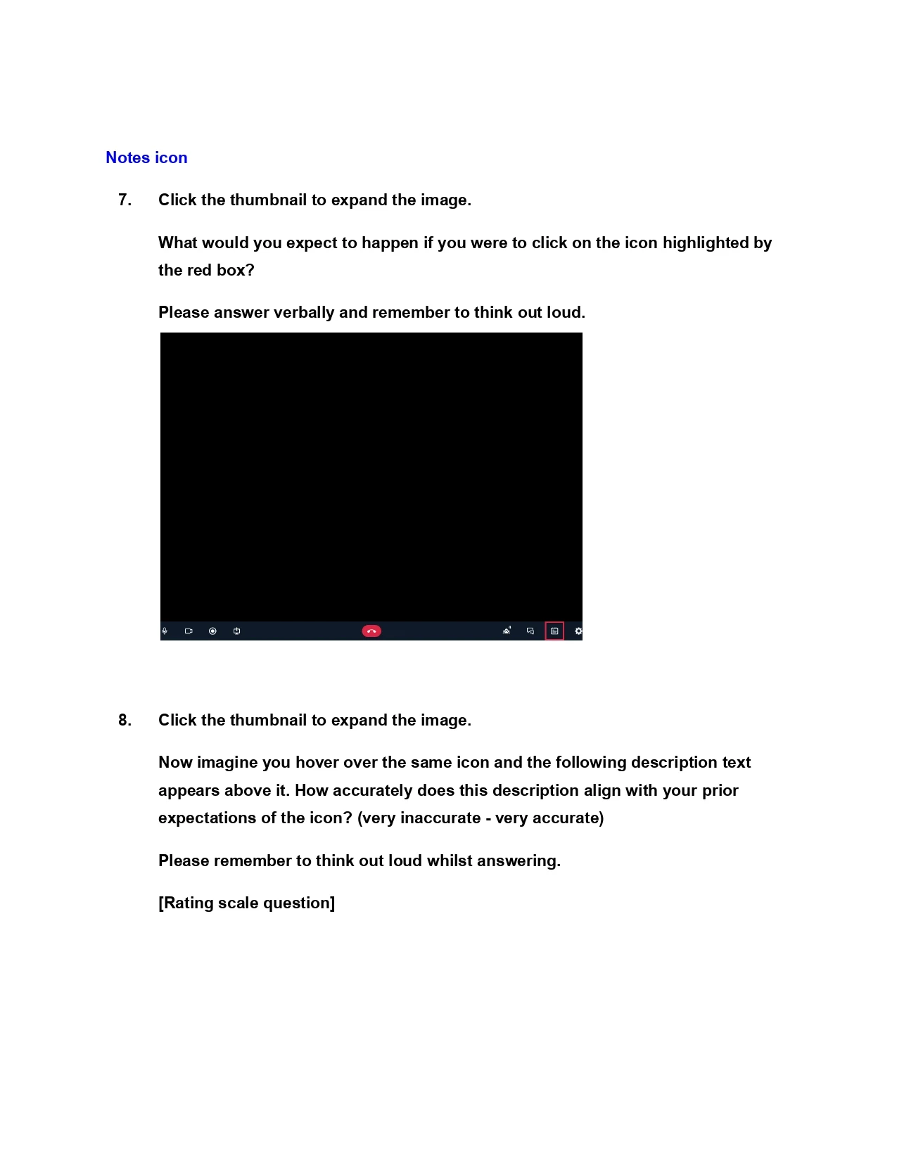 UX research script — page 6 of 10