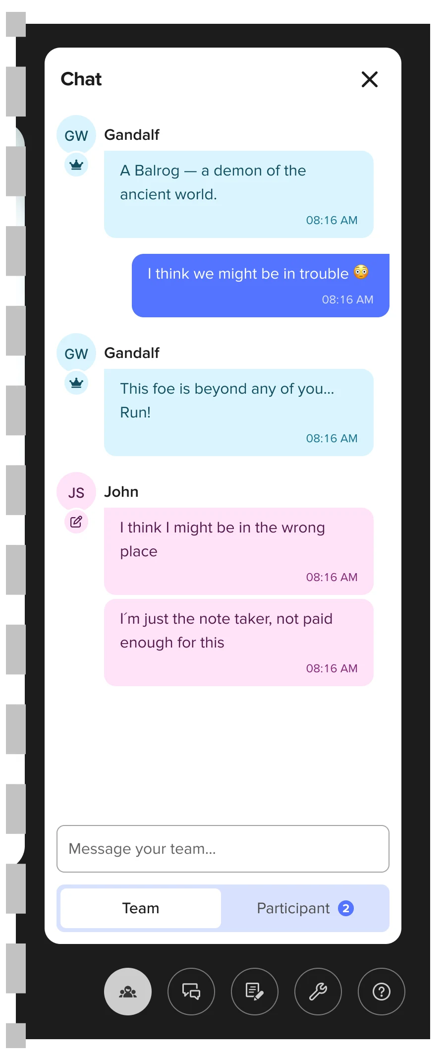 Chat sidebar redesign