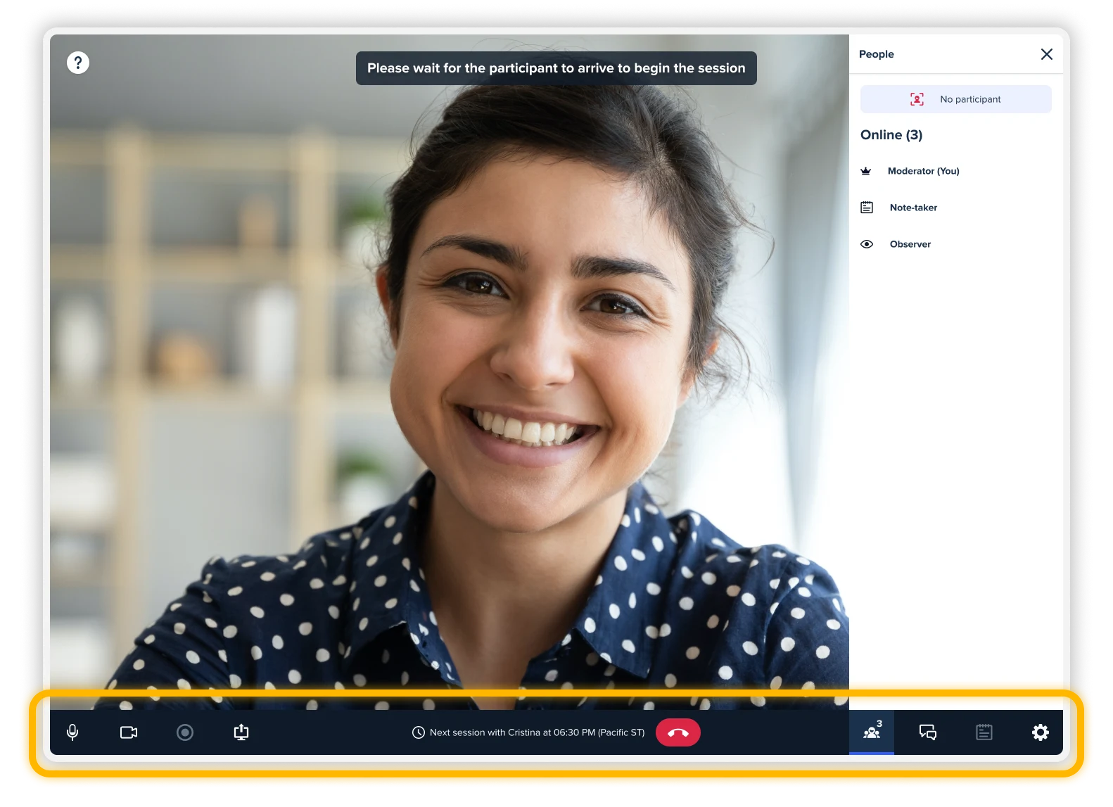 Mid-fidelity horizontal menu redesign